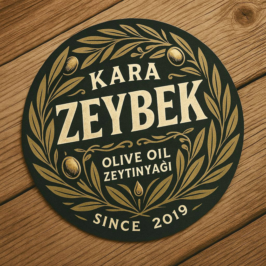 Kara Zeybek zeytinyağı yakın plan